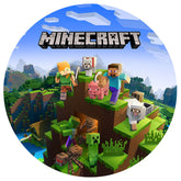 Minecraft Edible Icing Cake Image